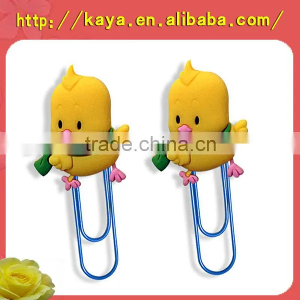 Lovely 3d silicone bookmark