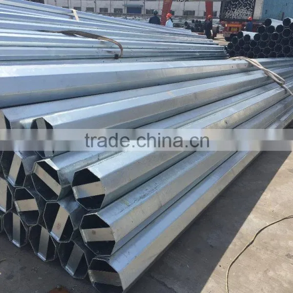 Hot Dip Galvanized Street Light Steel Poles photo-2