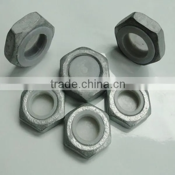 Overhead Transmission Line Anti Theft Bolts and Nuts Special Hexagon Thin Nut photo-3