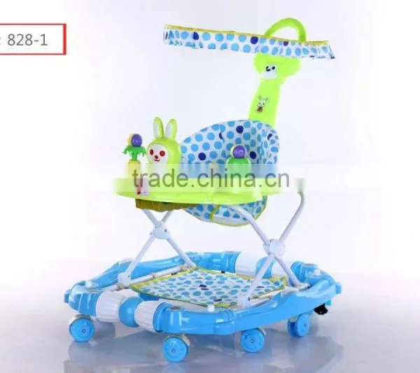 HOT SALE Multi-function Baby Walker With Music and Toys/New Model Kids Baby Walker With Brakes for Sale photo-3