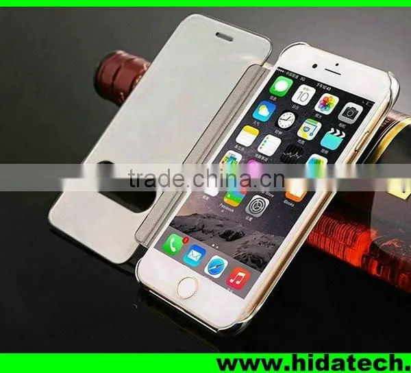 Hot Selling Smart Visible Flip Leather Phone Case for IPhone6 6s Leather Pouch photo-3