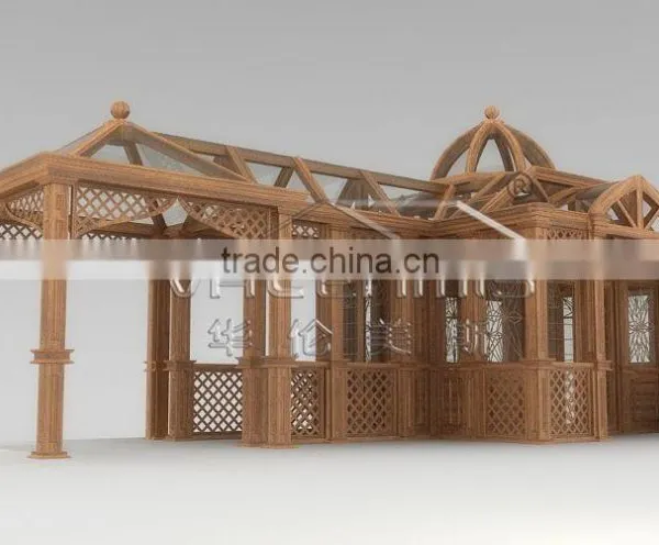 Classical Design Aluminum Sunroom/garden Greenhouse Profile photo-3