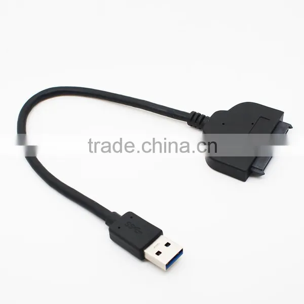 USB3.0 to Sata 22 Pin Hard Disk Drive Cable High Speed SSD Adapter Cable photo-2
