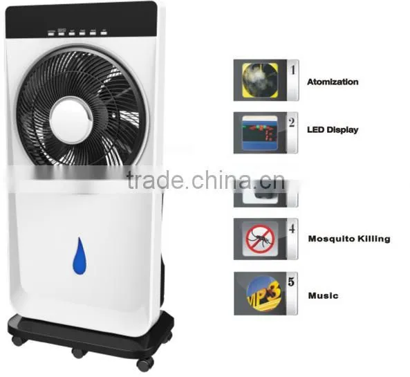 Wholesale Water Mist Fan With Remote Control Air Humidifier MP3 Music Player
