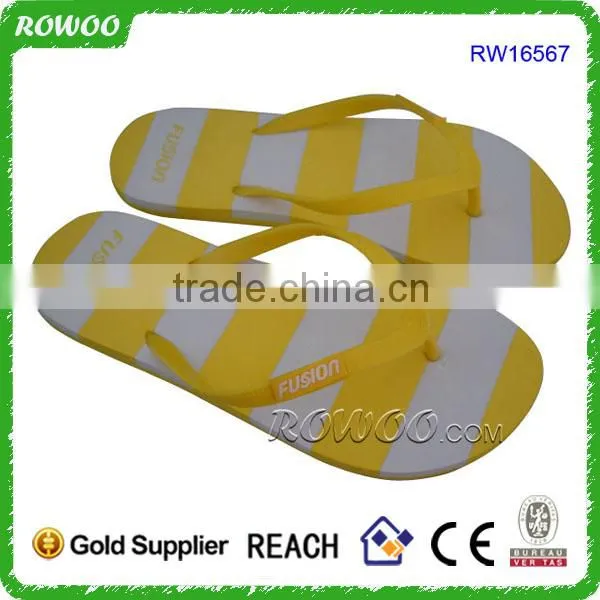 EVA Colorful Strip Sandals,slippers Flip Flop Beach Slippers photo-6