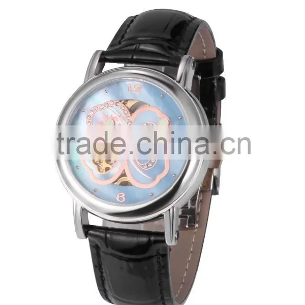 Mechanical Wrist Watch Ladies Women Hand Fashion Brands Fancy Watches photo-4
