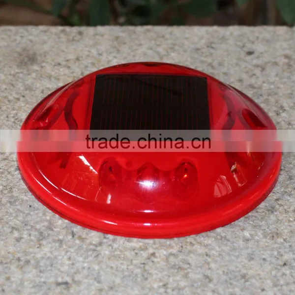 1PC Solar Power LED Road Stud Marker Outdoor Path Deck Garden Yard Lights Lamp Lighting, Red, White Solar Light photo-2