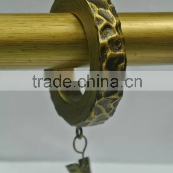 Modern Curtain Rod Rings With Clips For 1", 1-1/4" and 1-1/2" Curtain Rods, Modern Window Treatments photo-3