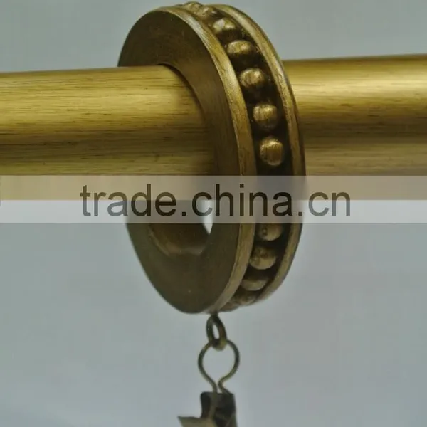 Beaded Curtain Eyelet Ring With Clip For 1-1/2", 1-3/4" and 2" Gold Curtain Rods photo-5