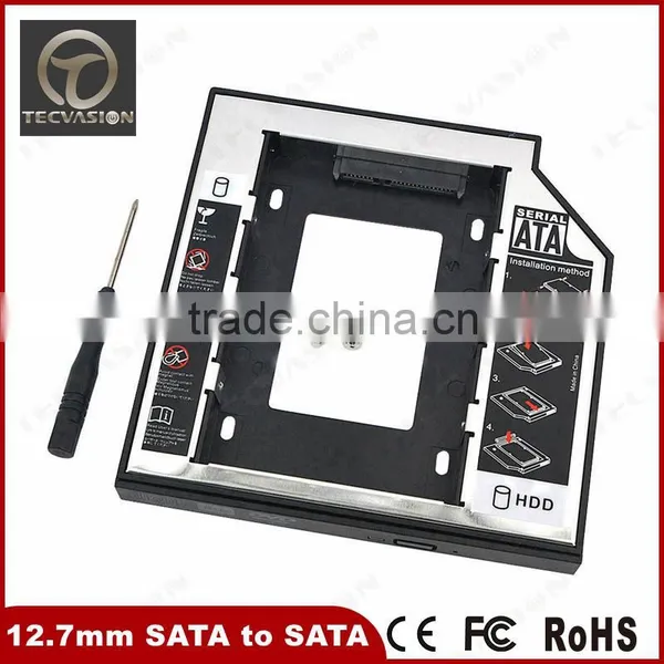 Brand New Sata 2nd Hdd Caddy 12.7mm Sata Odd Bay for Laptops Laptop 2nd Hdd Caddy Quality Choice