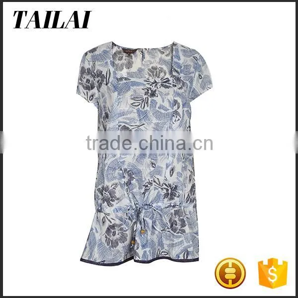 Clothes Supplier Latest Design Smart Ladies Casual Dress Woman