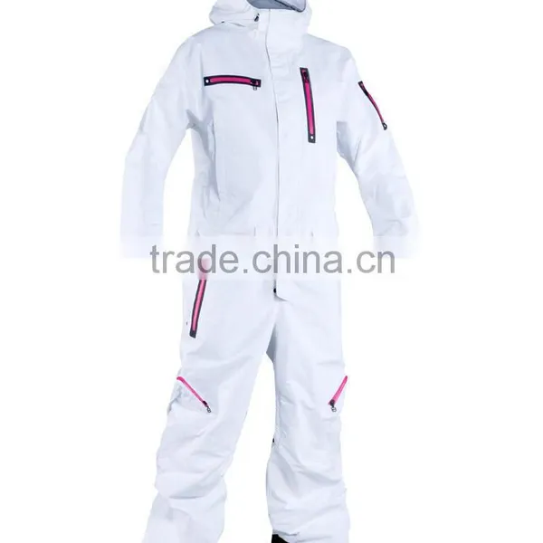 Waterproof Breathable Winter Adult Nylon One Piece Ski Jumpsuit photo-2