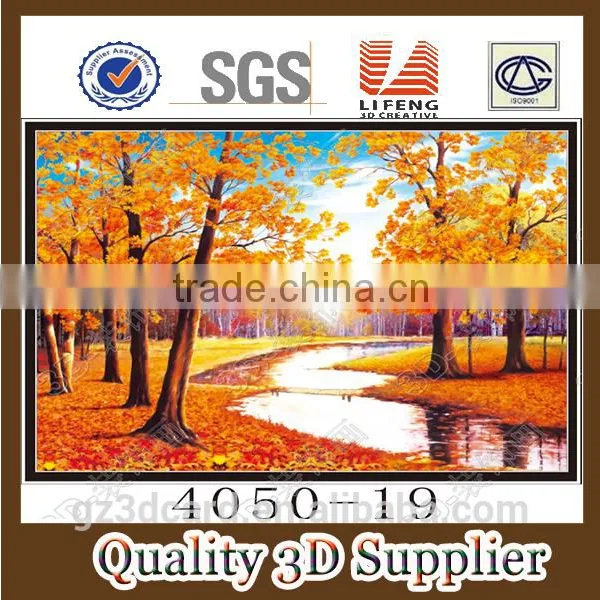 3D Dimensional Picture Lenticular Effect 3D Picture of Trees From Orginal Factory 2016 photo-5