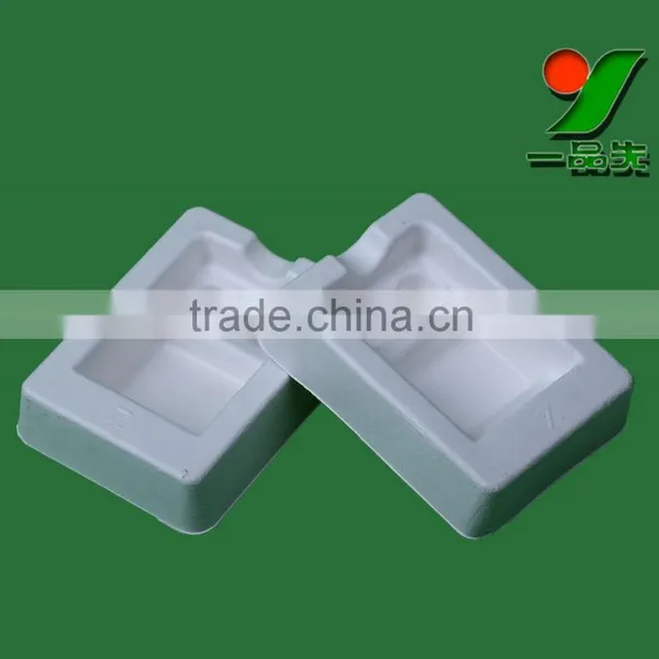 Customized Bagasse Molded Pulp Industrial Eco-friendly Plastic Packaging Trays photo-3