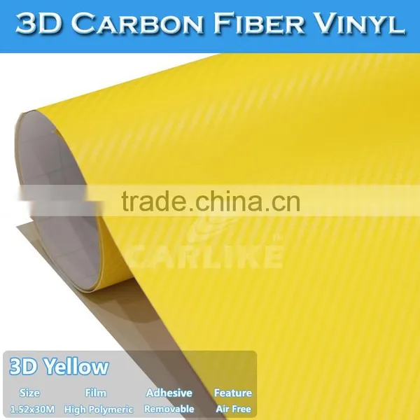 CARLIKE Air Free Colorful Auto Carbon Fiber Film 3D Car Sticker photo-5