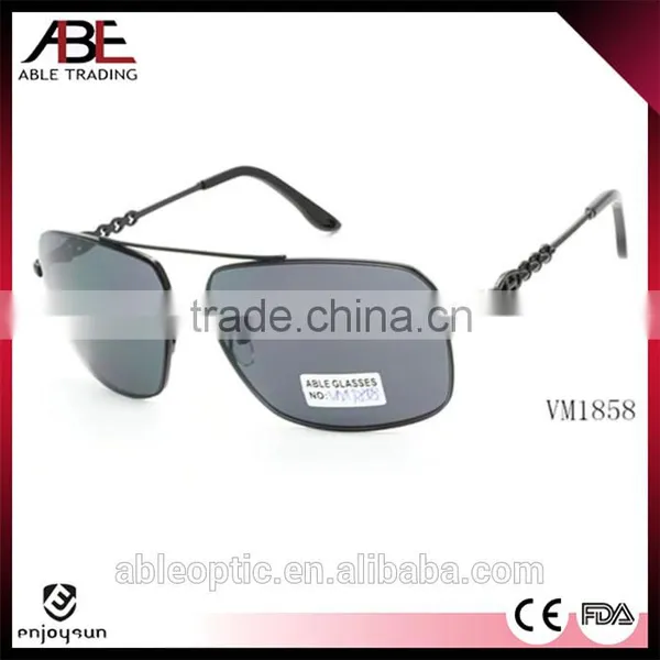 2016 Classic Uv400 Lens Polarized Metal Sunglasses Cheap Eyewear Made in China Wholesale CE photo-3