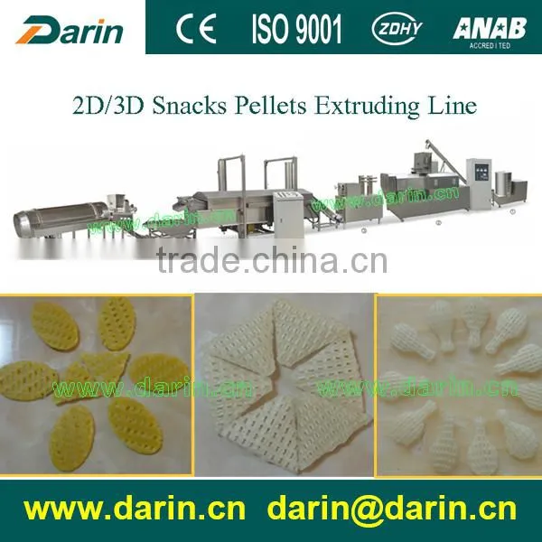 Automatic 3 D Snacks Pellets Food Processing Line for Sale photo-4