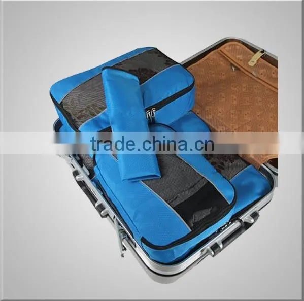 Hot Sale Functional Bags Luggage Travel Bags Light Nylon Packing Cubes 6pcs/Set Men Travel Bags Travel Organizer photo-4