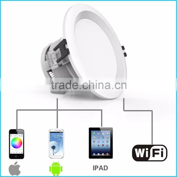9W 5 Inchs Color Changing RGBW Smart WiFi LED Downlight Quality Choice