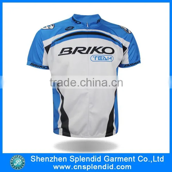 2015 Sublimation Print Custom International Dry Fit Mini Cycling Jersey