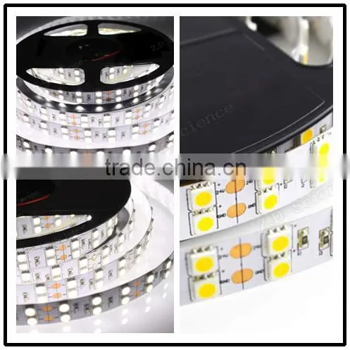 White PCB Board 5050 RGB Warm White Flexible LED Strip SMD photo-2