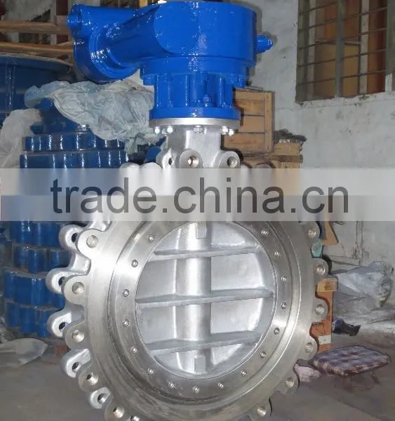 High Pressure Butterfly Valve With Pneumatic Actuators Triple Eccentric Butterfly Valve photo-5