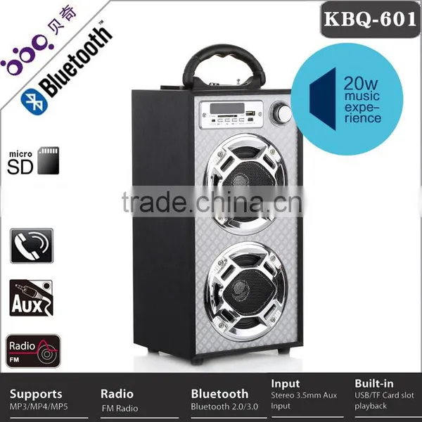 Bluetooth Portable Karaoke Speaker System With USB FM Radio photo-3