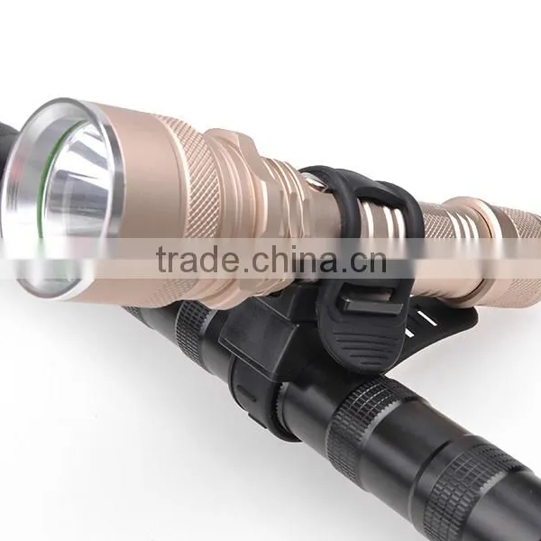 Universal Adjustable Plastic Flashlight Mount for Bicycle Wholesale photo-6