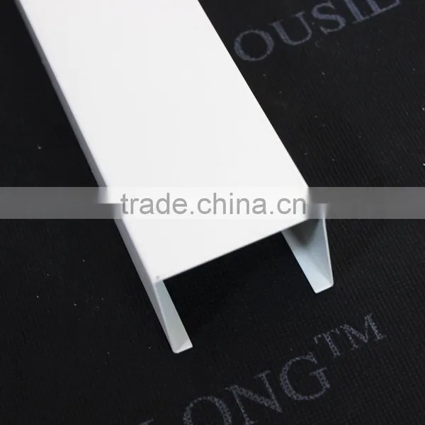 Weather Resistant B Shaped Commercial Metal Interval Suspended Strip Ceiling Panel