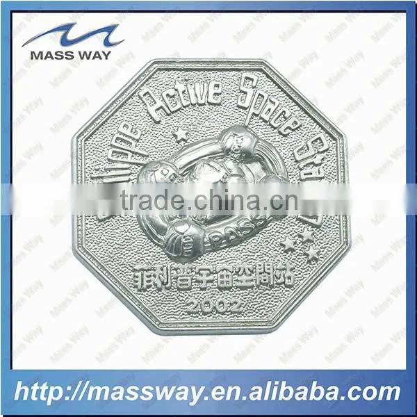 Customized Die Casting Zinc Alloy 3D Fake Gold Coins photo-4
