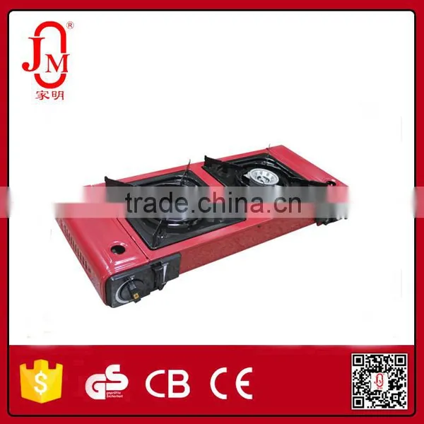 Portable Double Burner Butane Gas Stove
