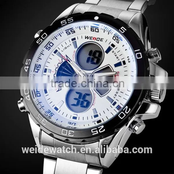 WEIDE Luxury Stainless Steel Back Quartz Quality Watches WH1103-2 photo-5