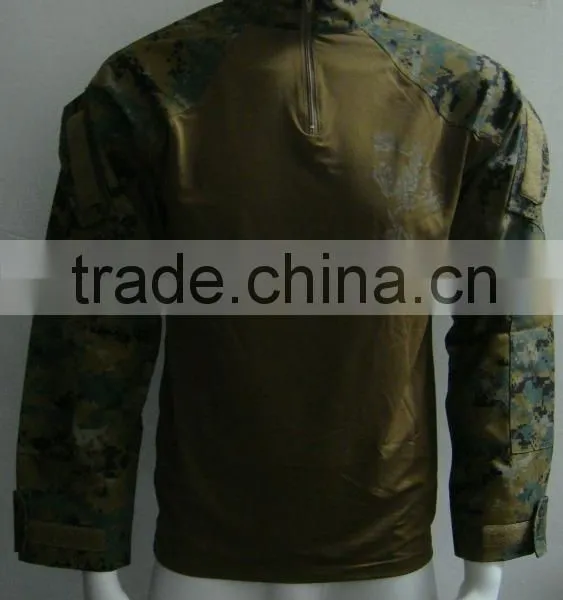 Combat Shirt Digital Woodland With Frog Logo photo-2