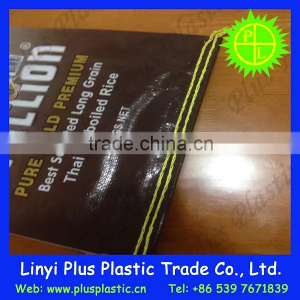 2015 Hot Sale Thailand Rice Printed Bopp Bag, pp Woven Bags photo-4