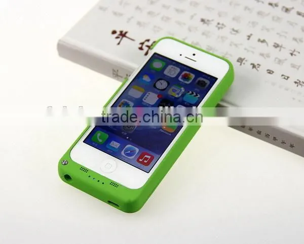 Best Quality Hot Selling for Iphone5 Leather Battery Case photo-3