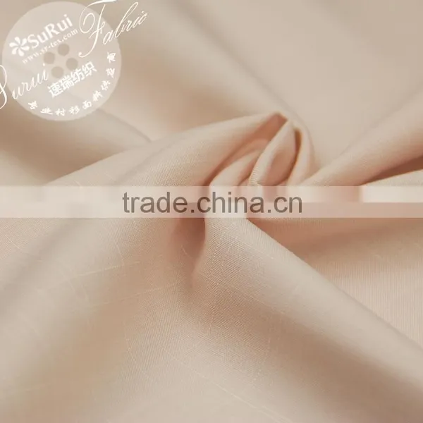 High Quality Poly Rayon Necked Yarn Fabric for Shirt photo-5