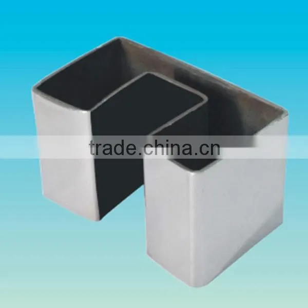 AISI 201 Rectangular Slopt Pipes Stainless Steel Double Slot Tubes/pipes