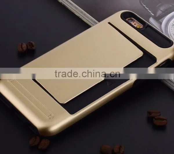 2016 New Style Best Price With Card Holder Function Mobile Phone Case,For Samsung S6 Edge Case photo-2