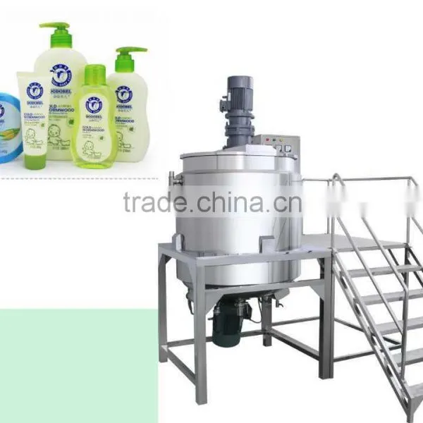 Line of Cosmetics Homogenizer Machines,cosmetic Chemical Blending Mixer Tank
