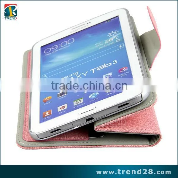 High Quality Fashion Design Tablet Leather Case for Samsung Tab 3 photo-6