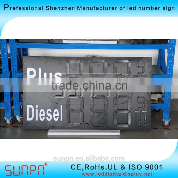 Houston Outdoor LED Fuel Price Board Led Gas Price Changer Led Digital Price Sign