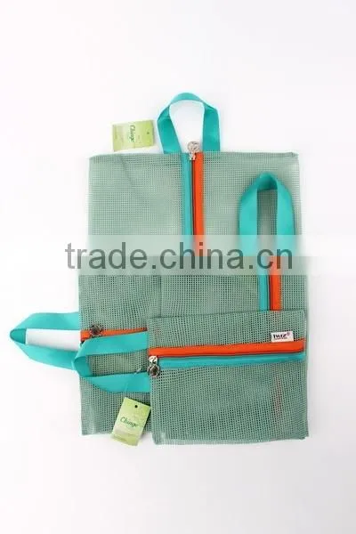 2016 Hot Selling Mesh Style Portable Travel Zipper Storage Bag photo-3