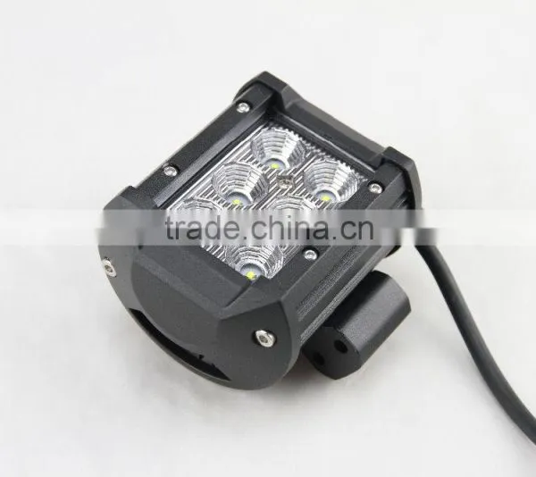 Black Housing Flood Offroad 18W LED off Road Work Lamp 18w LED Worklight Lamp 12V/24V 18W LED Work Light Bar Bulbs photo-4