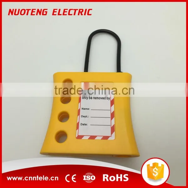 NH04 Durable Yellow Nylon Lockout Hasps With Four Holes photo-4