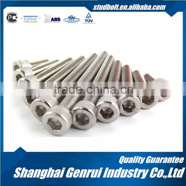 Stainless Steel304 Cylinder Screw DIN7984 Hex Socket Thin Head Cap Screw With Full Thread photo-6