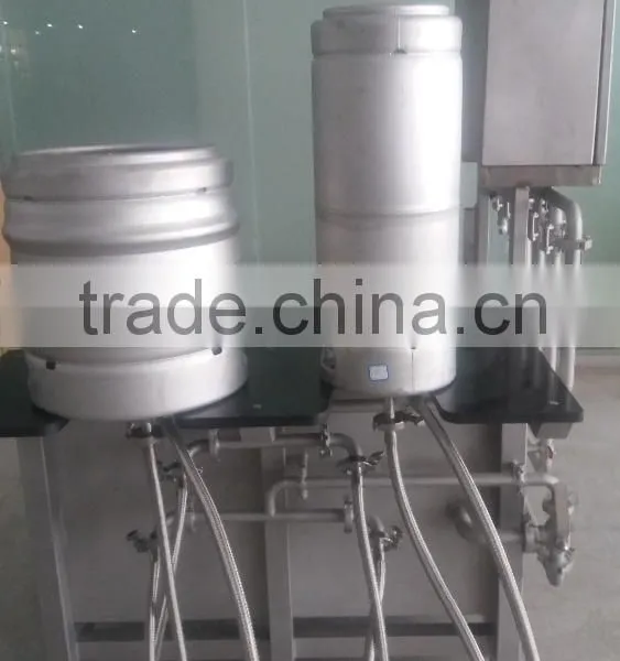 Hot Selling Two Stations Manual Beer Barrel Cleaning Equipment