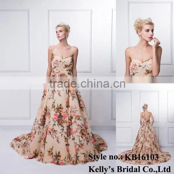 (kb16103 )100 % Real Picture High Quality A-line Off- Shoulder Floor Length Party Dress/ Formal Dress