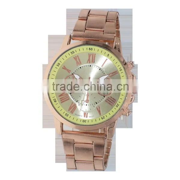 Cheap Rose Gold Color Stainless Steel Band Women's Watch photo-2