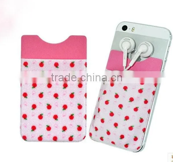 Cheap Printing MobilePhone Back Sticker Microfiber PVC Phone Card Sticker photo-2