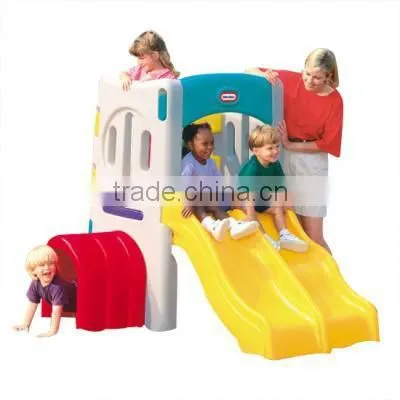 Kids Outdoor Playground Child Plastic Playyard Slides photo-4